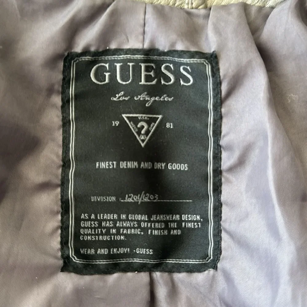Guess all jacket leather